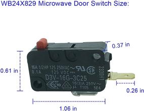 img 3 attached to 🔌 LONYE WB24X829 D3V-16G-3C25 Secondary Door Switch for GE Microwave 253819 - AP2024337 PS237421 (Normally Open) - Pack of 2: Improved SEO