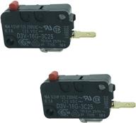 🔌 lonye wb24x829 d3v-16g-3c25 secondary door switch for ge microwave 253819 - ap2024337 ps237421 (normally open) - pack of 2: improved seo logo