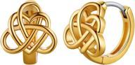 🐍 stand out with vivid snake earrings: stunning 18k gold plated cool dangle earrings for women logo