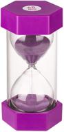 ⏳ 60 minute sand timer - colorful hourglass for kids, office, classroom, kitchen, games, toothbrush - ksma hourglass timer logo