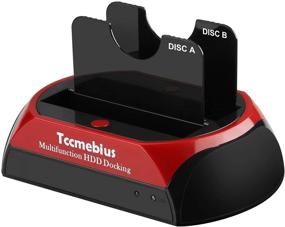 img 4 attached to 💻 Tccmebius Hard Drive Docking Station: USB 3.0, Dual Slot SATA IDE Enclosure for 2.5" 3.5" HDD SSD