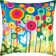 🌼 dandelions needlepoint kit: european quality tapestry canvas for 16×16-inch throw pillow logo