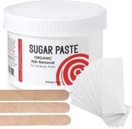 home kit for sugaring hair removal with strips and applicator sticks - large 350g (12oz.) logo