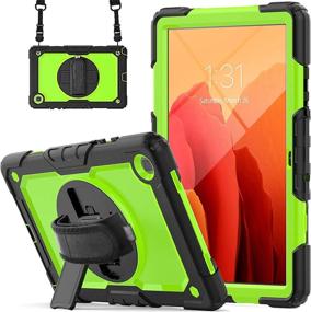 img 4 attached to Samsung Galaxy Tab A7 Kids Case 2020 SM-T500/T505/T507 With Screen Protector