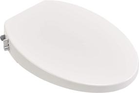 img 2 attached to 🚽 American Standard Aqua Wash Non-Electric Bidet Seat for Elongated Toilets, White - 5900A05G.020, 14.9" W x 3.6" H x 21.1" D