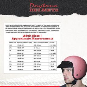 img 2 attached to 🏍️ DOT Approved Metal Flake Daytona Helmets 3/4 Shell Open Face Motorcycle Helmet