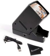 📸 usb powered 35mm negative slide film viewer with led light - portable handheld scanner for old slides - 3x magnification - suitable for 2x2 slides logo