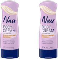 🧴 nair hair remover lotion cocoa butter & vitamin-e - 9 oz (266ml) - pack of 2 logo