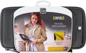 img 1 attached to Design RFID Travel Organizer Black