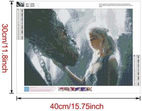 img 2 attached to WOWDECOR Diamond Painting Thrones Numbers