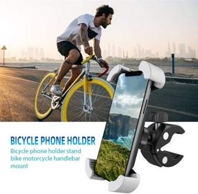 img 3 attached to Universal Motorcycle Handlebars Rotation Smartphones