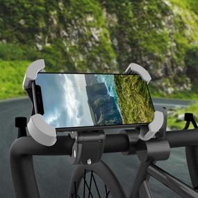 img 4 attached to Universal Motorcycle Handlebars Rotation Smartphones