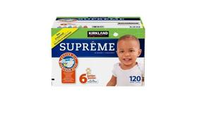 img 1 attached to Kirkland Signature Size 6 Diapers - 120 Count