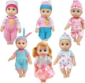 img 3 attached to Complete Your Doll Collection with ARTST Doll Clothes and Dolls Bundle!