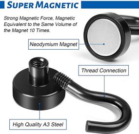 img 3 attached to 🧲 Powerful DIYMAG Magnetic Neodymium Cruise for Enhanced Kitchen and Workplace Organization