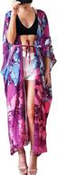 👙 eddoyee print beach kimono cardigans: women's open front swimsuit cover up logo