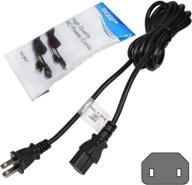 💡 high-quality 10ft ac power cord - compatible with sony bravia kdl-46ex500 kdl-46ex501 kdl-46v4100 kdl-46v5100 kdl-52w4100 hdtv tv lcd led plasma - mains cable logo