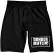 🩳 comfortable men's x-large office sleep shorts: ultimate relaxation for professionals logo
