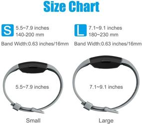 img 2 attached to 5 Pack Silicone Bands Compatible With Fitbit Inspire HR/Fitbit Inspire/Ace 2