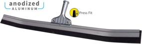img 2 attached to 🧹 Efficient Floor Cleaning Tool: Unger Professional AquaDozer Smooth Surface Curved Floor Squeegee, 36&#34;
