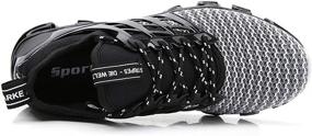 img 2 attached to TSIODFO Men's Athletic Trainers Sneakers - Fashionable and Comfortable Shoes for Sports Activities