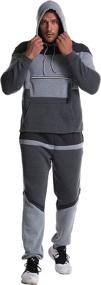 img 1 attached to 👨 Volita Men's Jogging Suit Sets, Men's Tracksuits, Men's Sweatsuit Sets, Men's Hoodie Sets