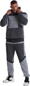 img 2 attached to 👨 Volita Men's Jogging Suit Sets, Men's Tracksuits, Men's Sweatsuit Sets, Men's Hoodie Sets