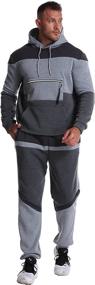 img 3 attached to 👨 Volita Men's Jogging Suit Sets, Men's Tracksuits, Men's Sweatsuit Sets, Men's Hoodie Sets