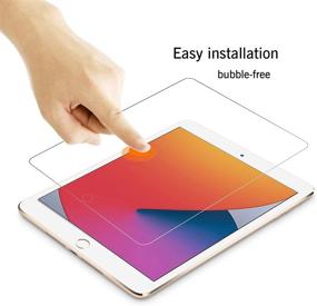 img 3 attached to 📱 Ailun Screen Protector: 2-Pack Tempered Glass for New iPad 9.8.7 (10.2-Inch, 2021&2020&2019 Model) - Apple Pencil Compatible