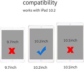 img 2 attached to 📱 Ailun Screen Protector: 2-Pack Tempered Glass for New iPad 9.8.7 (10.2-Inch, 2021&2020&2019 Model) - Apple Pencil Compatible