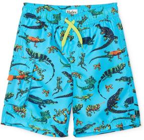 img 2 attached to Hatley Board Shorts White Sharks Boys' Clothing