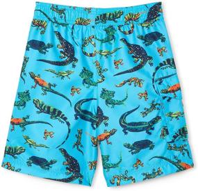 img 1 attached to Hatley Board Shorts White Sharks Boys' Clothing