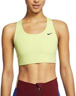 🏋️ nike women's medium-support non-padded sports bra logo