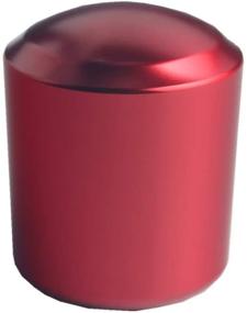 img 4 attached to Dewhel Red Aluminum Weighted JDM Manual Shifter Gear Shift Knob - 200g, M12x1.25