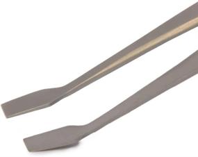 img 3 attached to 🐝 BeeSpring Stamp Tweezers - 4.7 inch Curved Stamp Tongs. Ultra-Thin Edges, Ideal for Stamp Collecting, Collection Book, and Collectors Album