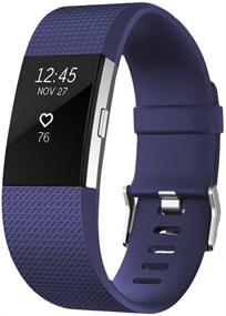 img 1 attached to 🌌 SKYLET Fitbit Charge 2 Bands - Silicone Replacement Printed Wristbands for Fitbit Charge 2 - Universe Bracelet Design (No Tracker)