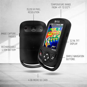 img 2 attached to 📷 PerfectPrime IR0005 Infrared Thermal Imager & Visible Light Camera - High Resolution, Compact Design, Black