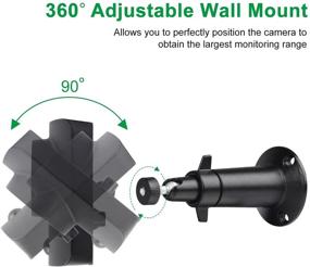 img 2 attached to Upgrade your SimpliSafe Camera with UYODM 2Pack Wall Mount – 360° Adjustable Aluminium Mount (Patent Pending)