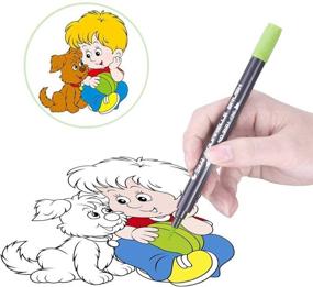 img 2 attached to STA Colors Watercolor Pen Yosoo Cartoon Graffiti Art Sketch Markers Drawing Pens Touch Markers For Coloring Crafting And Drawing (36 Colors)
