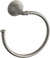 🛁 kohler towel ring, devonshire collection, vibrant brushed nickel, bathroom towel ring, k-10557-bn logo