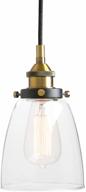 🏪 pathson retro pendant lighting, industrial small hanging light with clear glass and textile cord, adjustable kitchen lamp for hotels, hallways, shops, cafes, bars - flush mount ceiling light fixtures логотип