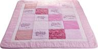 🔖 stuff4tots - inspirational scripture baby blanket: beautiful quilt for boys and girls, soft cotton, ideal for newborns, infants, and toddlers (pink, size: 40” x 45”) logo