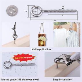 img 3 attached to Enhance Your Projects with Muzata Pack Stainless Steel Screws: Durable and Reliable Fastening Solutions