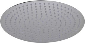 img 2 attached to 🚿 ALFI brand RAIN16R 16-Inch Solid Round Ultra Thin Rain Shower Head, Polished Stainless Steel - Enhanced SEO