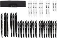 amazon basics 32-piece reciprocating saw blade set with organizer pouch - ultimate cutting tools for efficiency logo