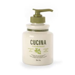 img 1 attached to 🖐️ Cucina Regenerating Hand Cream - Refreshing Coriander and Nourishing Olive - 5.07 fl.oz.