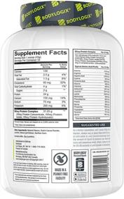 img 2 attached to NSF Certified Bodylogix Natural Grass-Fed Whey Protein Powder - Decadent Chocolate Flavor, 4 lb