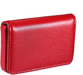 img 3 attached to 👔 Men's and Women's Leather Business Card Holder - Stylish Men's Accessories