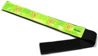 maximalpower reflective safety band: 4 led lights for roadside & cross country cycling logo