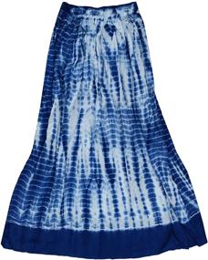 img 1 attached to Ayurvastram Viscose Rayon Crinkled Skirt Women's Clothing for Skirts